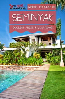 Where to Stay in Seminyak Pinterest Image