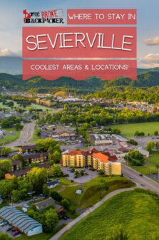 Where to Stay in Sevierville Pinterest Image