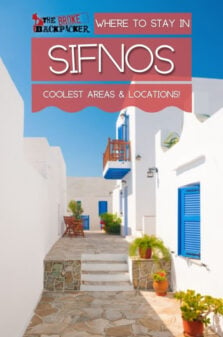 Where to Stay in Sifnos Pinterest Image