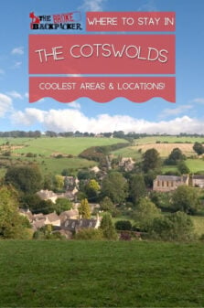 Where to Stay in The Cotswolds Pinterest Image