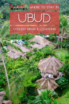 Where to Stay in Ubud Pinterest Image