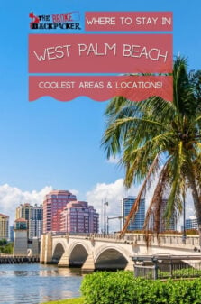Where to Stay in West Palm Beach Pinterest Image