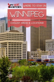 Where to Stay in Winnipeg Pinterest Image