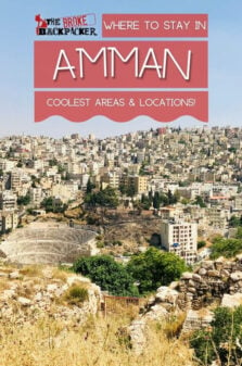 Where to Stay in Amman Pinterest Image
