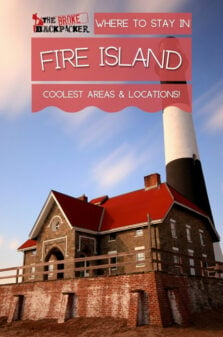 Where to Stay in Fire Island Pinterest Image