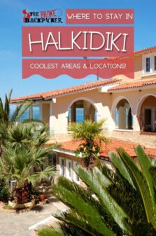 Where to Stay in Halkidiki Pinterest Image