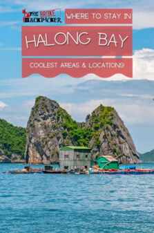 Where to Stay in Halong Bay Pinterest Image