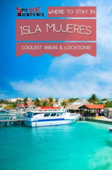 Where to Stay in Isla Mujeres Pinterest Image