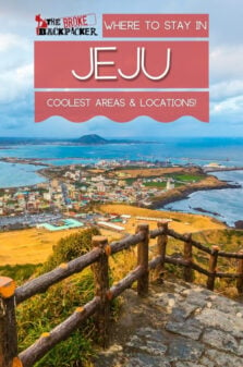 Where to Stay in Jeju Pinterest Image