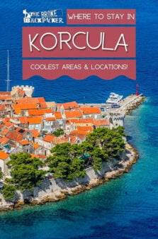 Where to Stay in Korcula Pinterest Image