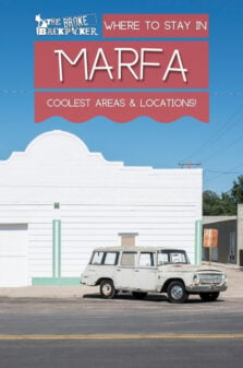 Where to Stay in Marfa Pinterest Image