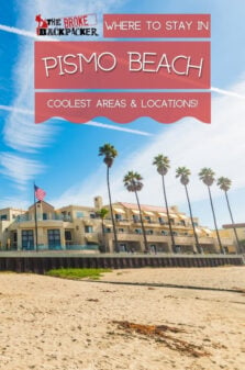 Where to Stay in Pismo Beach Pinterest Image