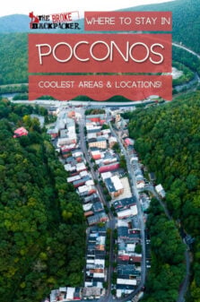 Where to Stay in Poconos Pinterest Image