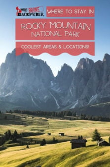 Where to Stay in Rocky Mountain National Park Pinterest Image