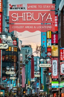 Where to Stay in Shibuya Pinterest Image