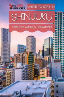 Where to Stay in Shinjuku Pinterest Image