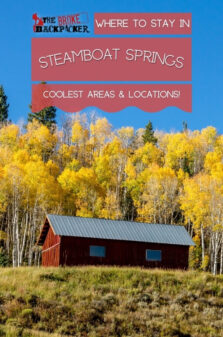 Where to Stay in Steamboat Springs Pinterest Image