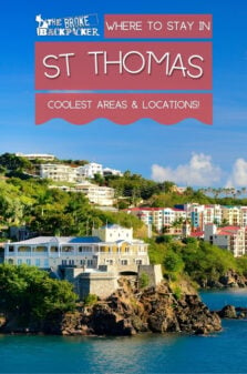 Where to Stay in St Thomas Pinterest Image
