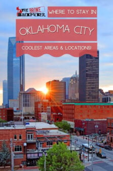 Where to Stay in Oklahoma City Pinterest Image