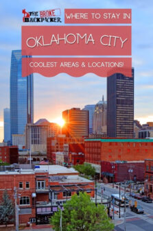 Where to Stay in Oklahoma City Pinterest Image