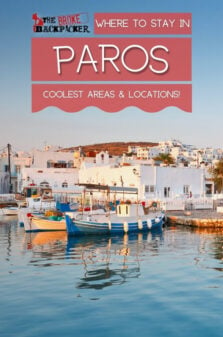 Where to Stay in Paros Pinterest Image