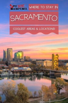 Where to Stay in Sacramento Pinterest Image