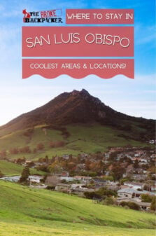 Where to Stay in San Luis Obispo Pinterest Image
