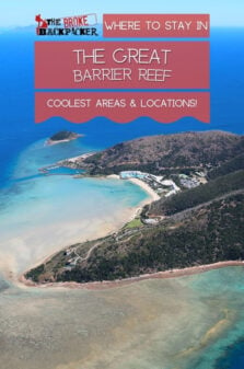 Where to Stay in Great Barrier Reef Pinterest Image
