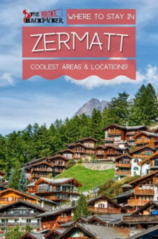 Where to Stay in Zermatt Pinterest Image