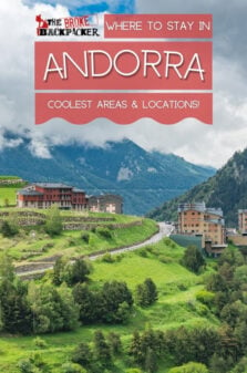 Where to Stay in Andorra Pinterest Image