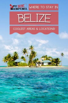 Where to Stay in Belize Pinterest Image