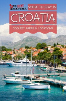 Where to Stay in Croatia Pinterest Image