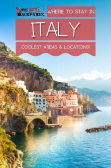 Where to Stay in Italy Pinterest Image