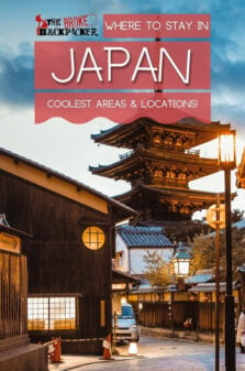 Where to Stay in Japan Pinterest Image