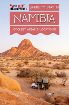 Where to Stay in Namibia Pinterest Image