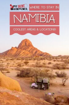 Where to Stay in Namibia Pinterest Image