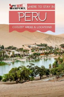Where to Stay in Peru Pinterest Image