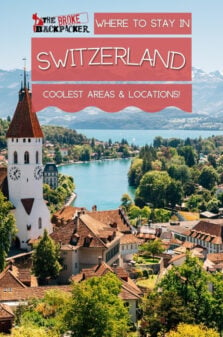 Where to Stay in Switzerland Pinterest Image