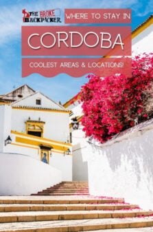 Where to Stay in Cordoba, Spain Pinterest Image
