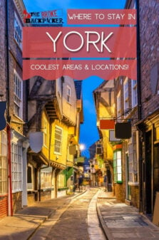 Where to Stay in York Pinterest Image