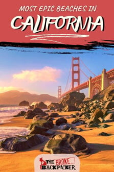 Best Beaches in California Pinterest Image