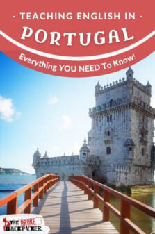 Teaching English in Portugal Pinterest Image