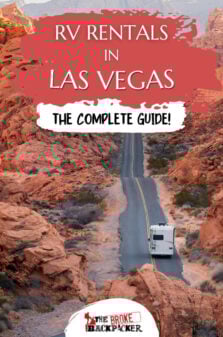 RV Rental Las Vegas Pinterest Image