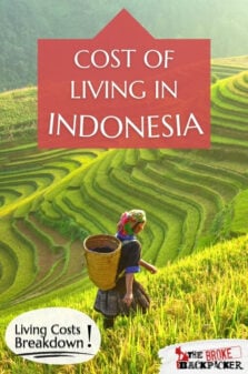 Cost of Living in Indonesia Pinterest Image