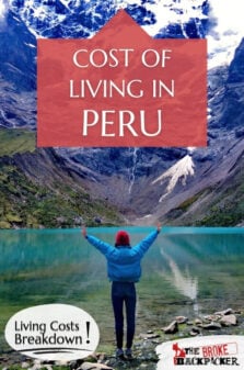 Cost of Living in Peru Pinterest Image