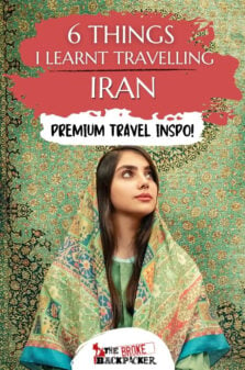 Travel to Iran Pinterest Image