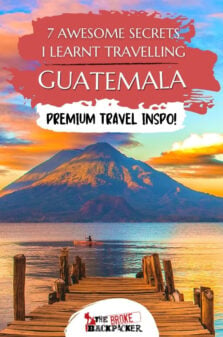 Travelling in Guatemala Pinterest Image