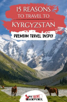 15 Reasons to Visit Kyrgyzstan Pinterest Image