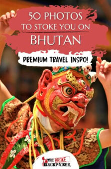 Travel to Bhutan Pinterest Image