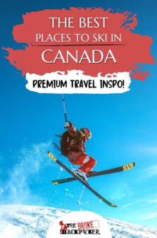 Canada Best Skiing Destination Pinterest Image